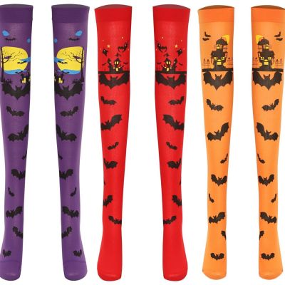 Womens Socks Thigh High Costume Accessory Party Stockings Halloween Thigh-Highs